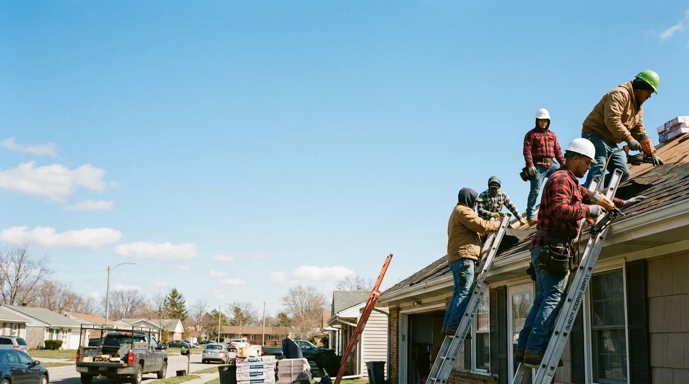 Roofing in Commercial Point, OH near me